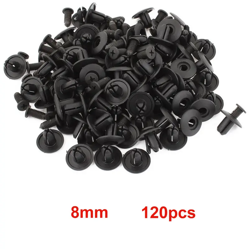 Thumbnail: 8mm/6mm Plastic Rivets Fasteners Screw Car Fender Bumper Screws Clips Rivets Aut
