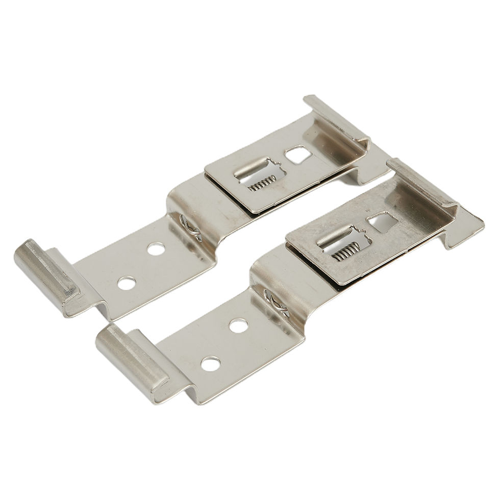 Thumbnail: 2Pcs/set Stainless Steel Trailer License Plate Holder Spring Holder Number Plate