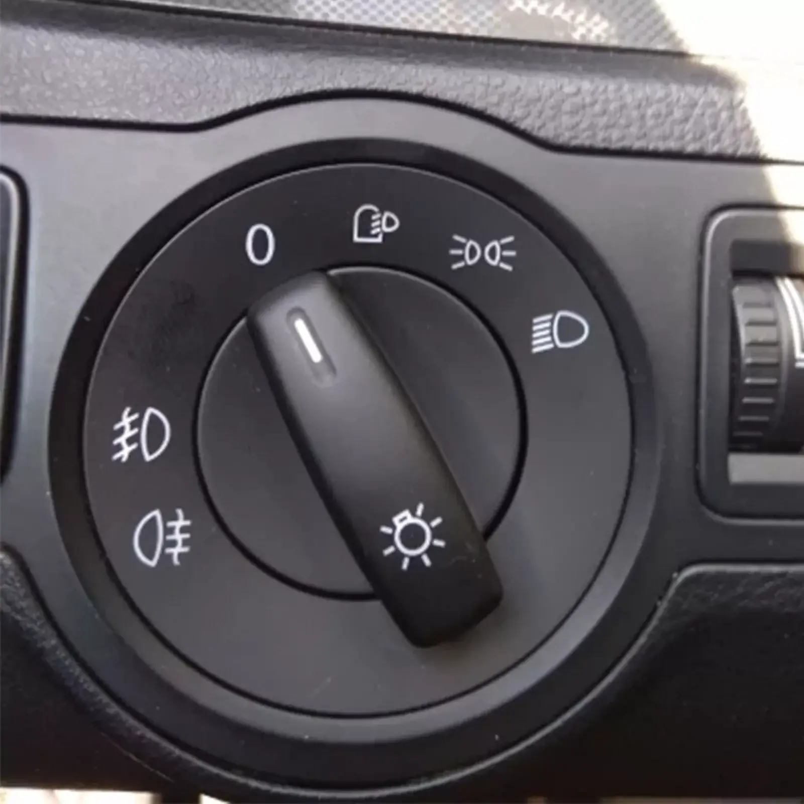 Car Headlight Switch VW Lamp Knob Control Switch For Volkswagen CC Golf 5 6 Cadd