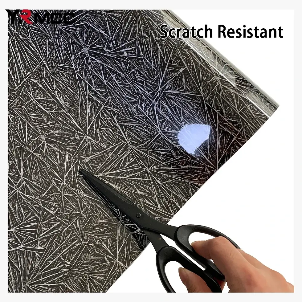 Thumbnail: Car Vinyl Wrap Film Black Waterproof Auto Body Decoration Air-release Technology