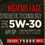 Thumbnail: Chevron Havoline High Mileage Synthetic Blend Motor Oil 5W30, 1 Quart bottl..