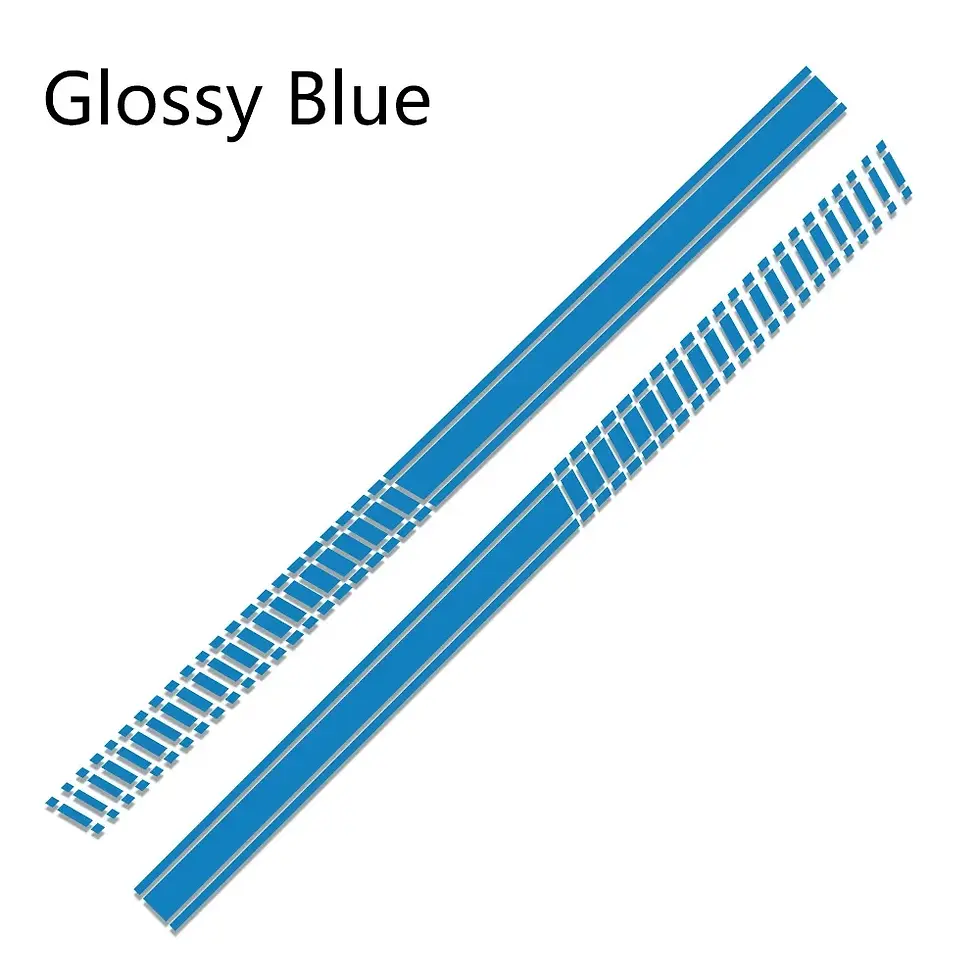Thumbnail: 2PCS Universal Car Body Long Stripe Sticker Auto Accessories For Suzuki Volvo Te