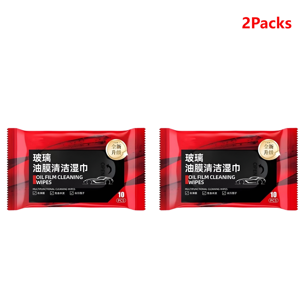Thumbnail: 10Pcs Car Glass Oil Film Removal Wipes Car Window Glass Oil Film Remover Oil Fil