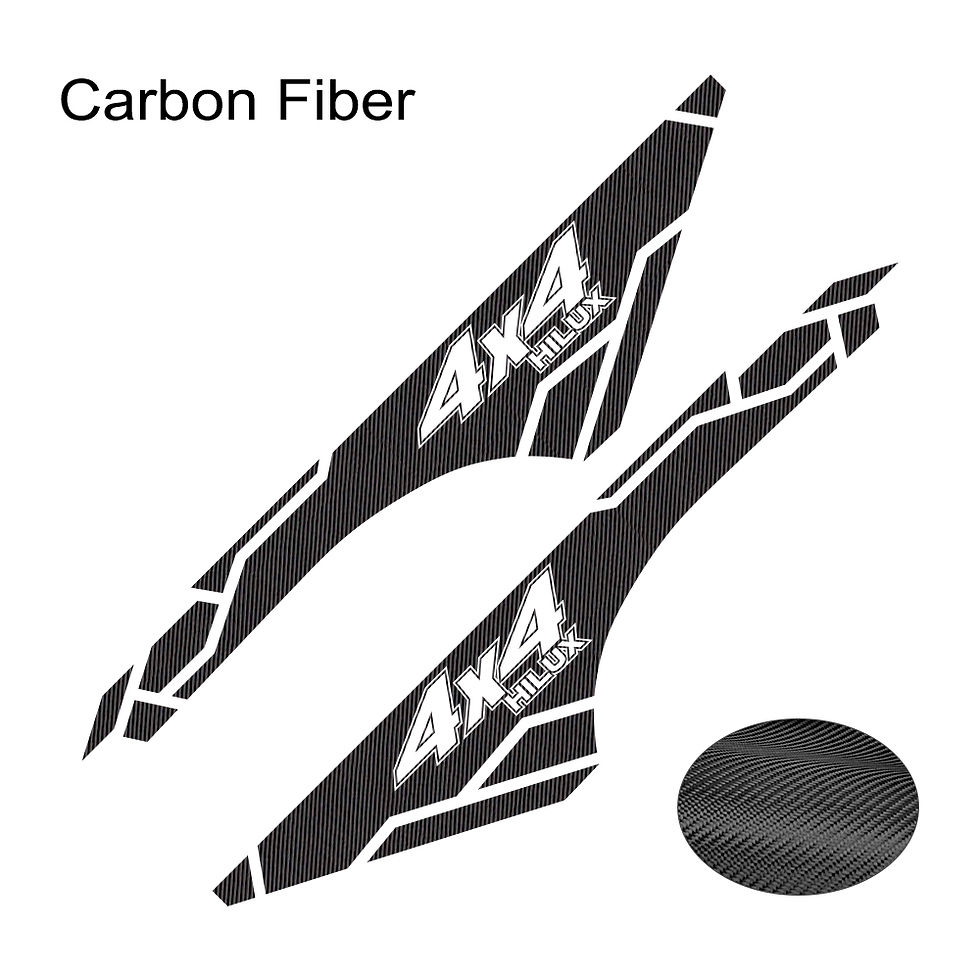 Thumbnail: 2PCS Automobile Trunk Side Vinyl Film Car Sport 4x4 Stickers For Toyota Hilux Re