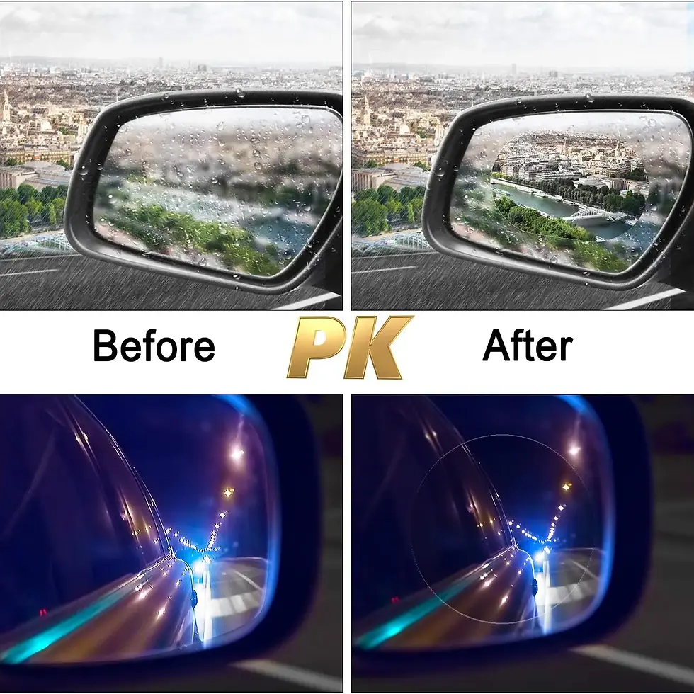 Thumbnail: New Rainproof Film Sticker Car Rearview Mirror protective Rain Proof Anti Fog Wa