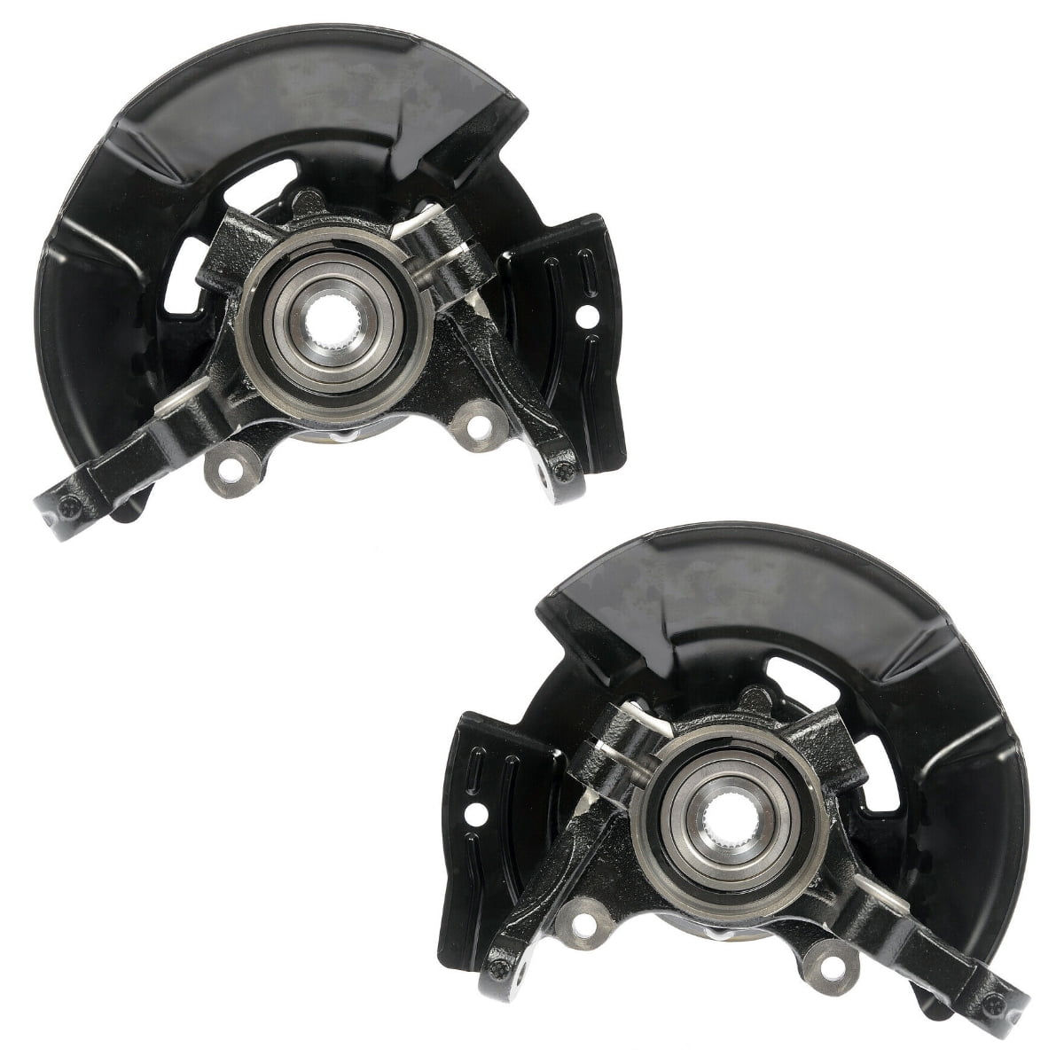 AutoShack Front Complete Steering Knuckles and Wheel Bearing Hub Assembly 5..