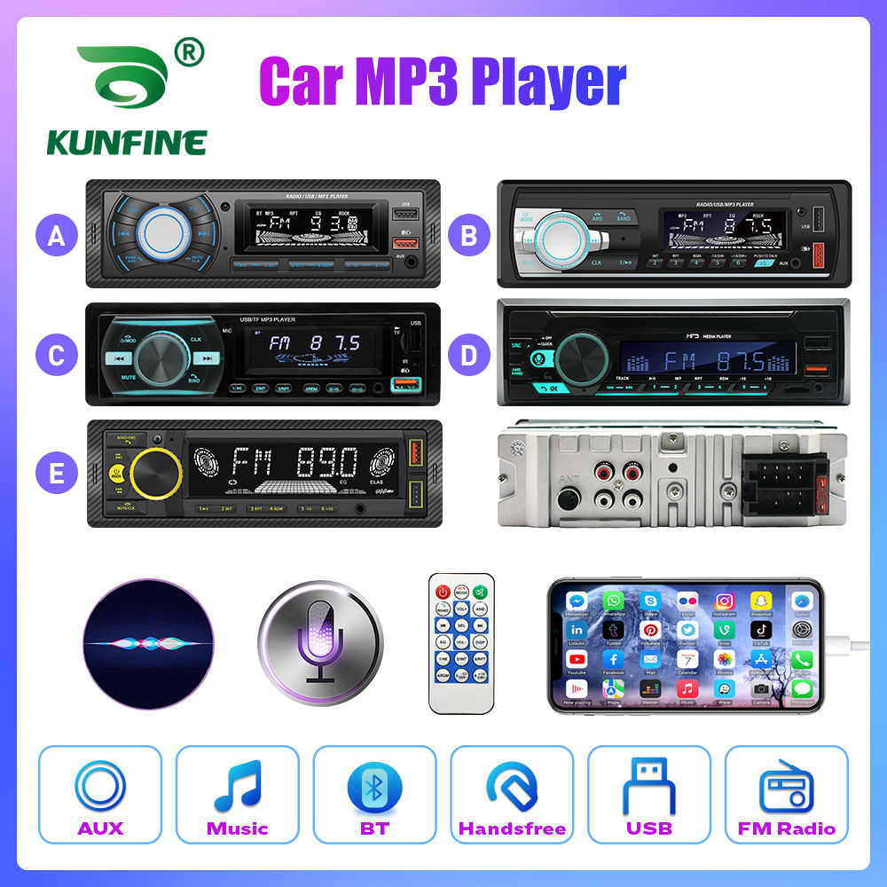 1 din Car Radio MP3 Player FM Tuner Stereo USB Car Audio Stereo SD TF USB Multim