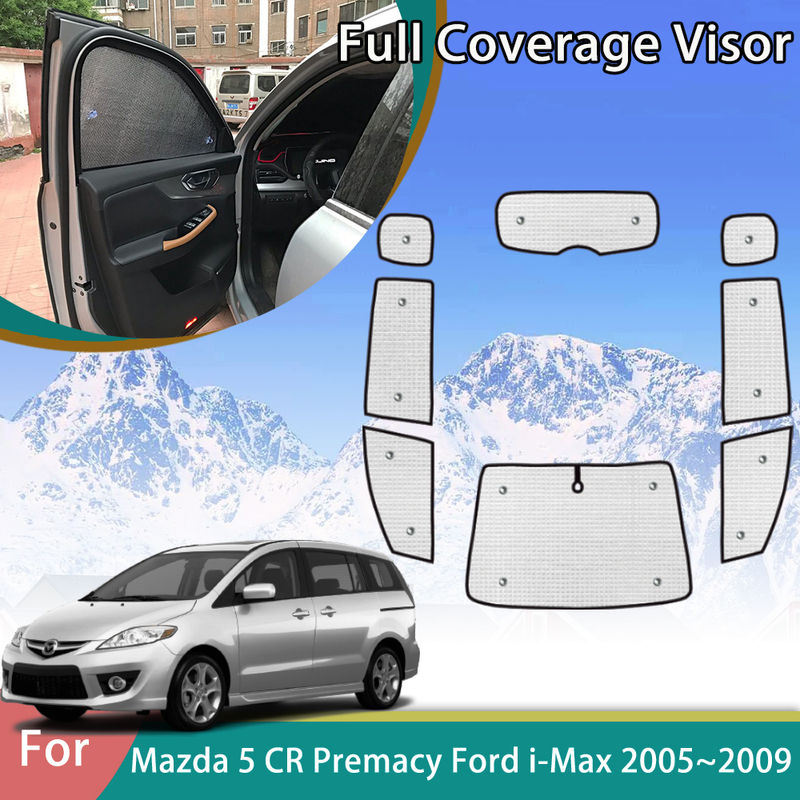 Car Full Sun Visor For Mazda 5 Mazda5 CR Premacy Ford i-Max 2005 2006 2007 2008