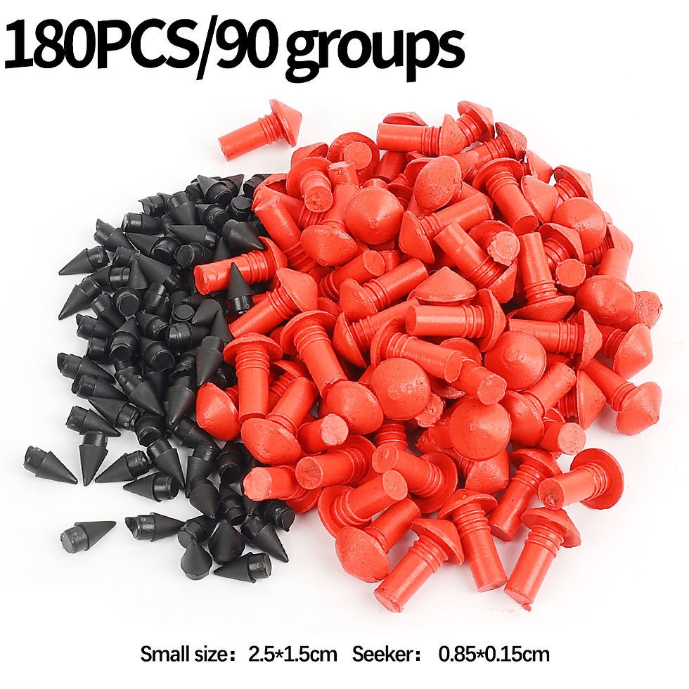 Thumbnail: 180pcs Car Rubber Tire Patch Mushroom Head Tire Repair Universal Motorcycle Elec