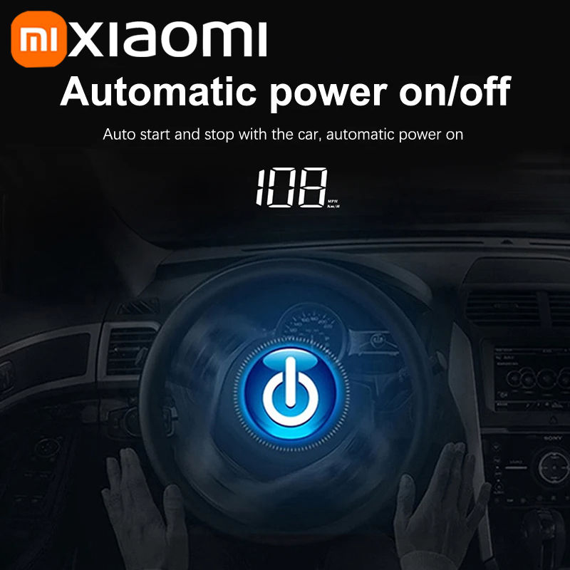 Thumbnail: Xiaomi Car Speedometer HUD Head Up Display Digital Speed Meter Windshield Projec