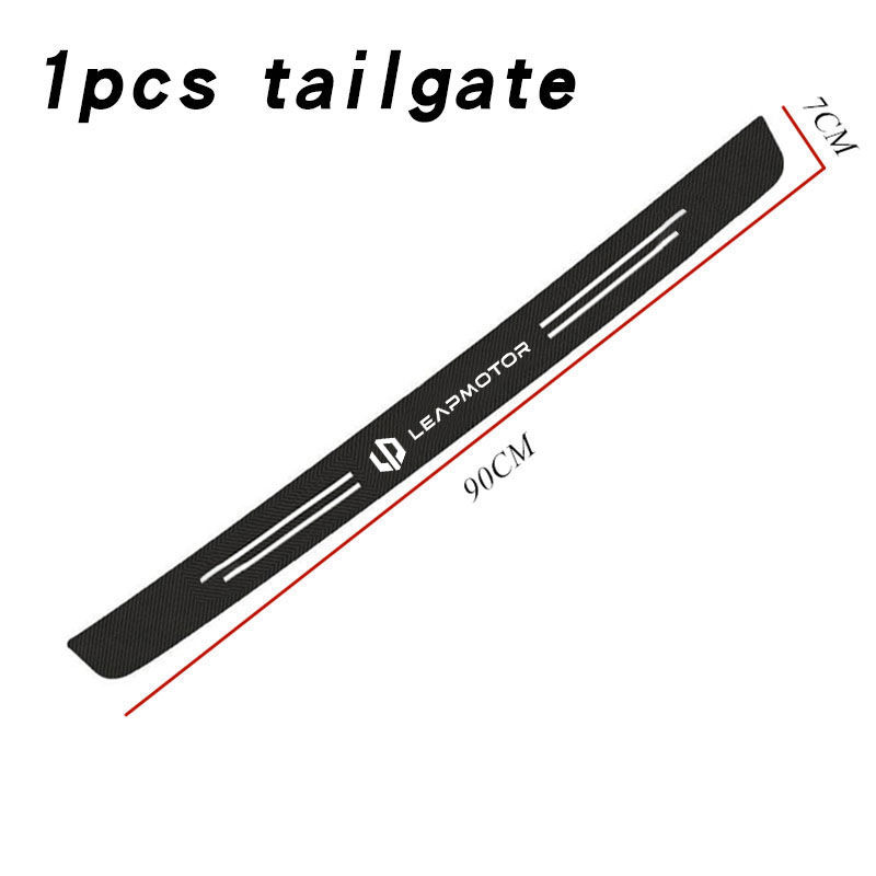 Thumbnail: Car Door Sill Guard Plate Threshold Protector Entry Board Pedal Cover For Leapmo
