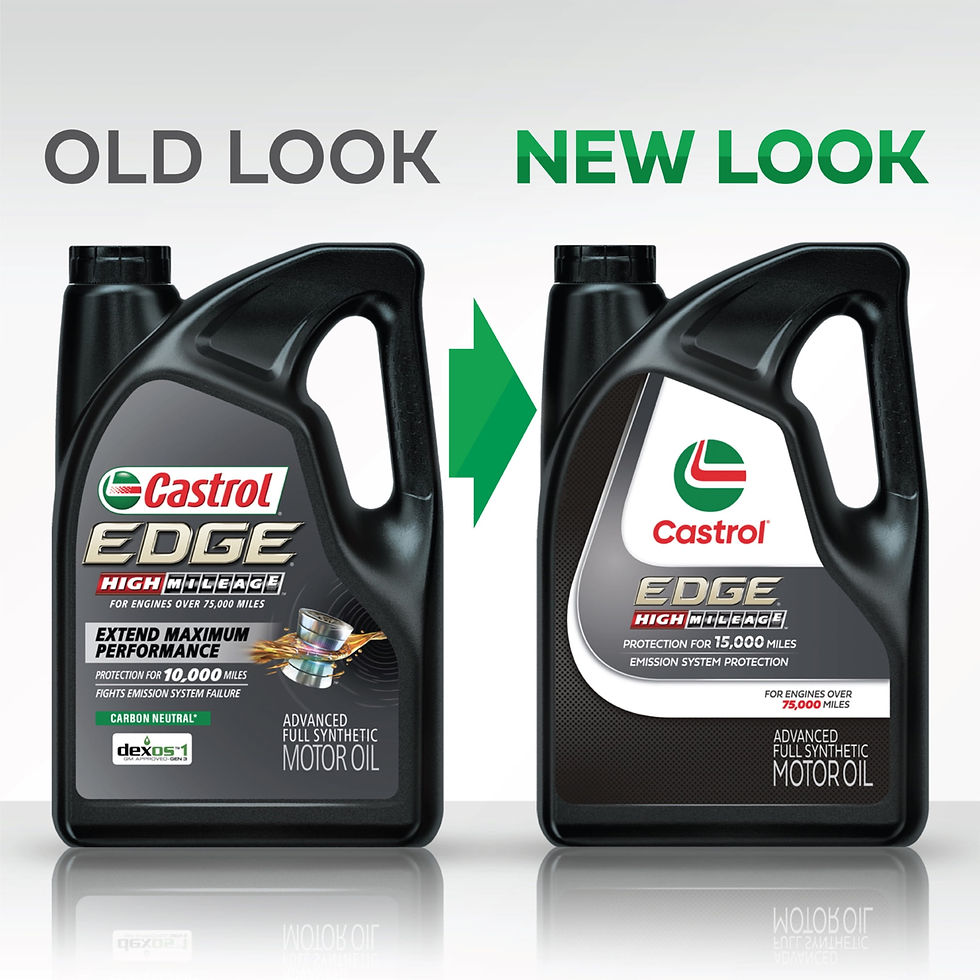 Thumbnail: Castrol EDGE High Mileage 0W-20 Advanced Full Synthetic Motor Oil, 5 Quarts