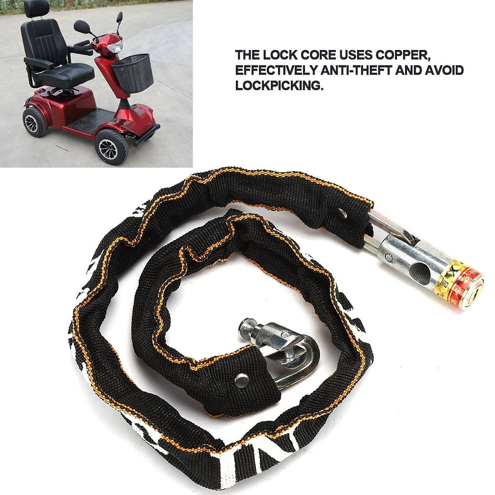 Thumbnail: Lock, Mobility Scooter Chain Lock, For Motorcycle Electric Car Mobility Sco..