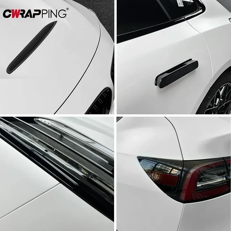 Thumbnail: Car Sticker Matte White Vinyl Color Changing Universal Self-adhesive Waterproof
