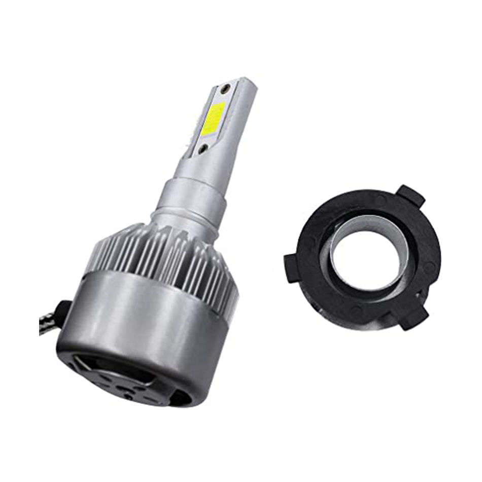Thumbnail: 2PCS H7 LED Car Headlight Bulb Base Holder Adapter Retaining Clip H7 Head Lamp F