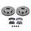Thumbnail: Ultimate Brakes Front Ceramic Brake Pad and Rotor Kit with Hardware WM80364
