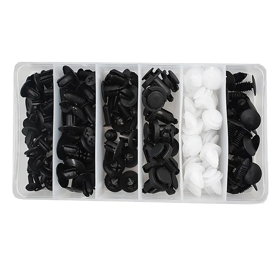 Thumbnail: 100pcs Auto Fastener Clip Car Fender Push Retainer Pin Rivet Bumper for Door Tri