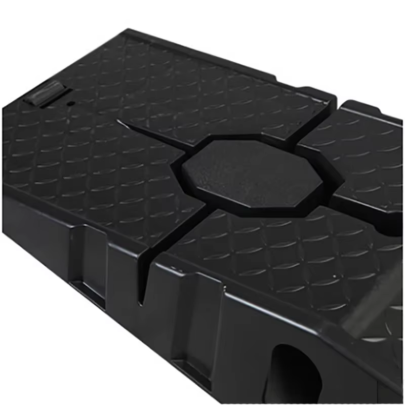 Thumbnail: Black 2500kg Heavy-Duty Car Ramps 900mm Long Anti-Slip Work Ramps for Oil Change