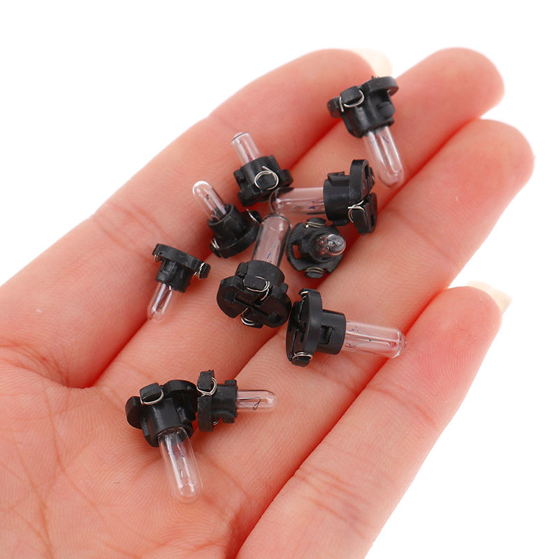 5Pcs Super Bright T3 T4.2 Led Bulbs Car Interior Lights Wedge Dashboard Warming