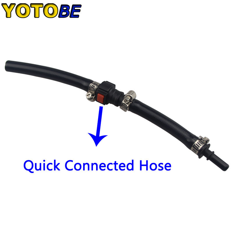 Thumbnail: Quick Connected Fuel Injection Pump Pressure Tester Gauge with Valve 0-100PSI