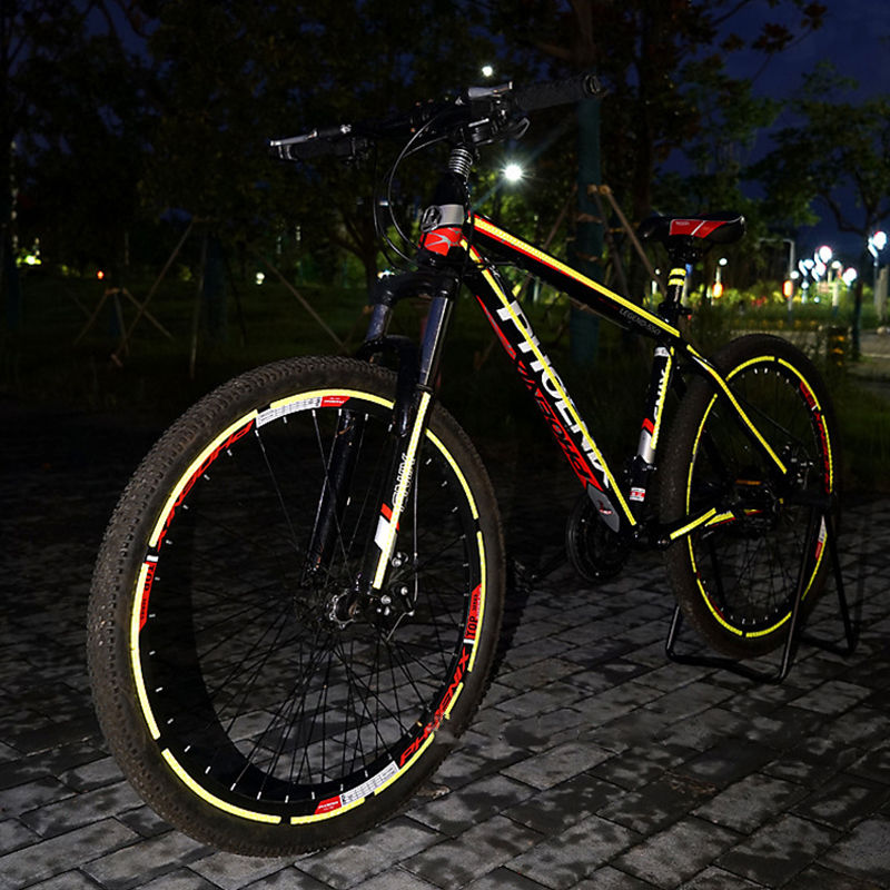 Thumbnail: 800cm Car Reflective Stickers Motorcycle Bicycle Reflector Safety Warning Rim De