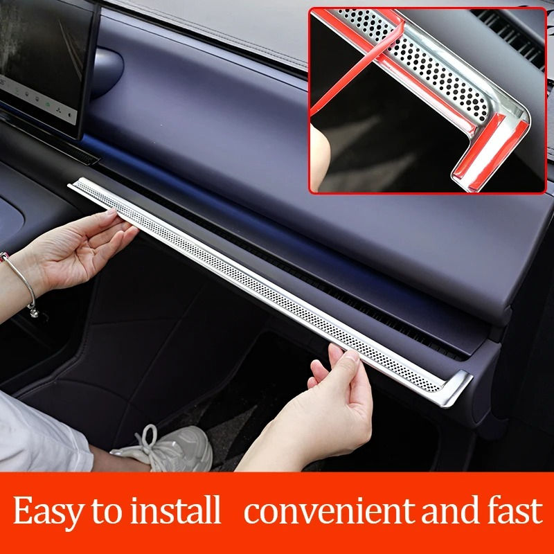 Thumbnail: For Leapmotor C10 Car Front Center Console Grille Dust Cover Air Conditioning Ve