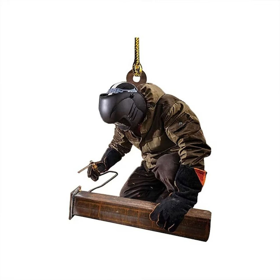 Thumbnail: Acrylic Christmas Welder Hanging Decoration Creative Flat Cartoon Christmas Tree