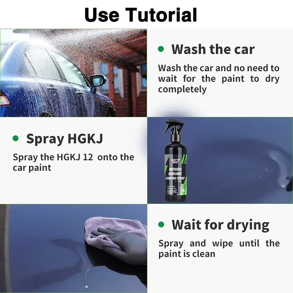 Thumbnail: Ultimate Ceramic Coating Spray Super Hydrophobic High Gloss Paint Protection Nan