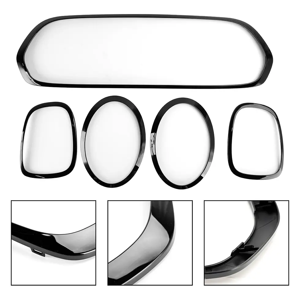 Thumbnail: Topteng Black Grill + Headlight + Taillight Trim Fit Mini Cooper F55 F56 F57 201