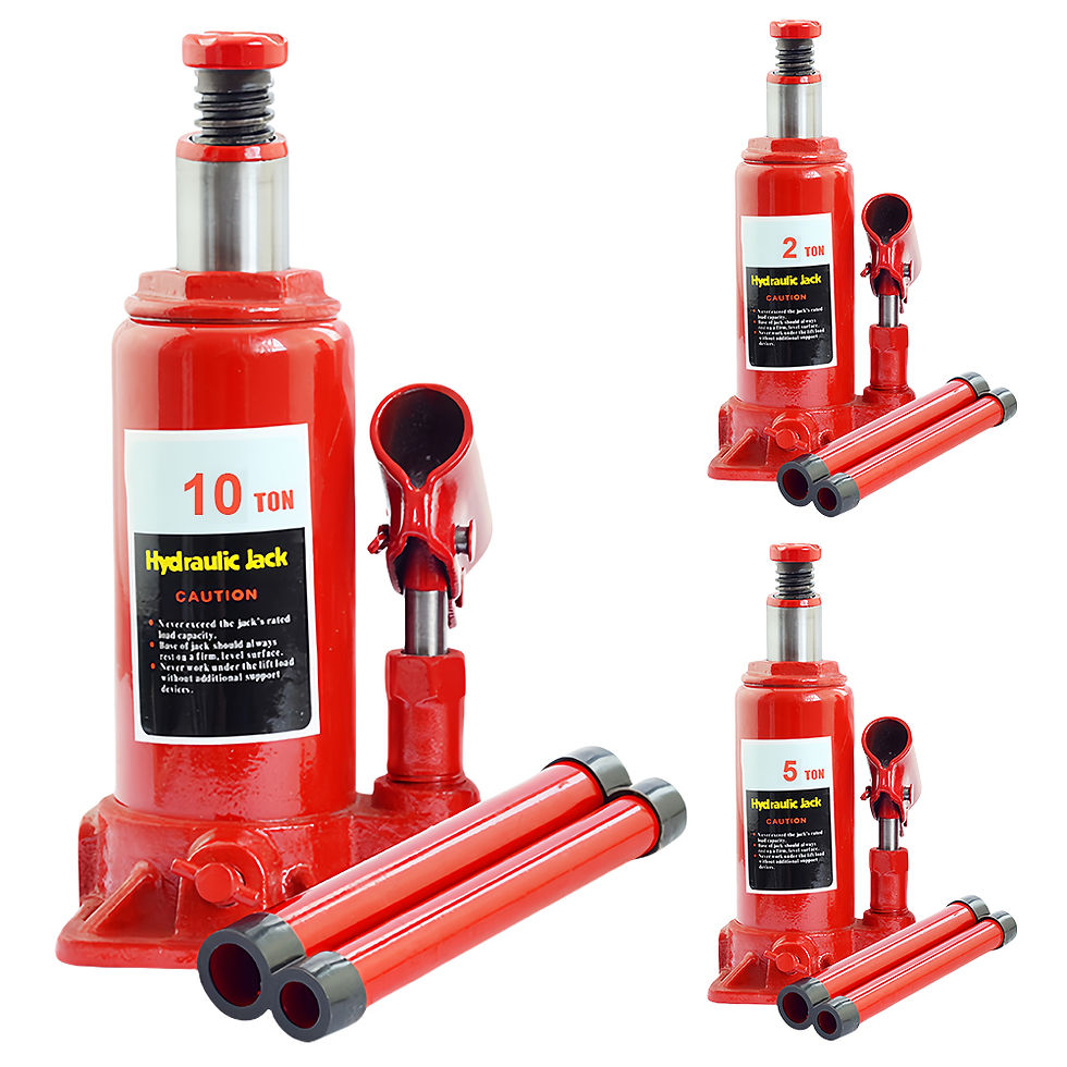 Thumbnail: 2/5/10 Ton Welded Hydraulic Car Bottle Jack Jack Pad Car Lift Stand Welded Bottl