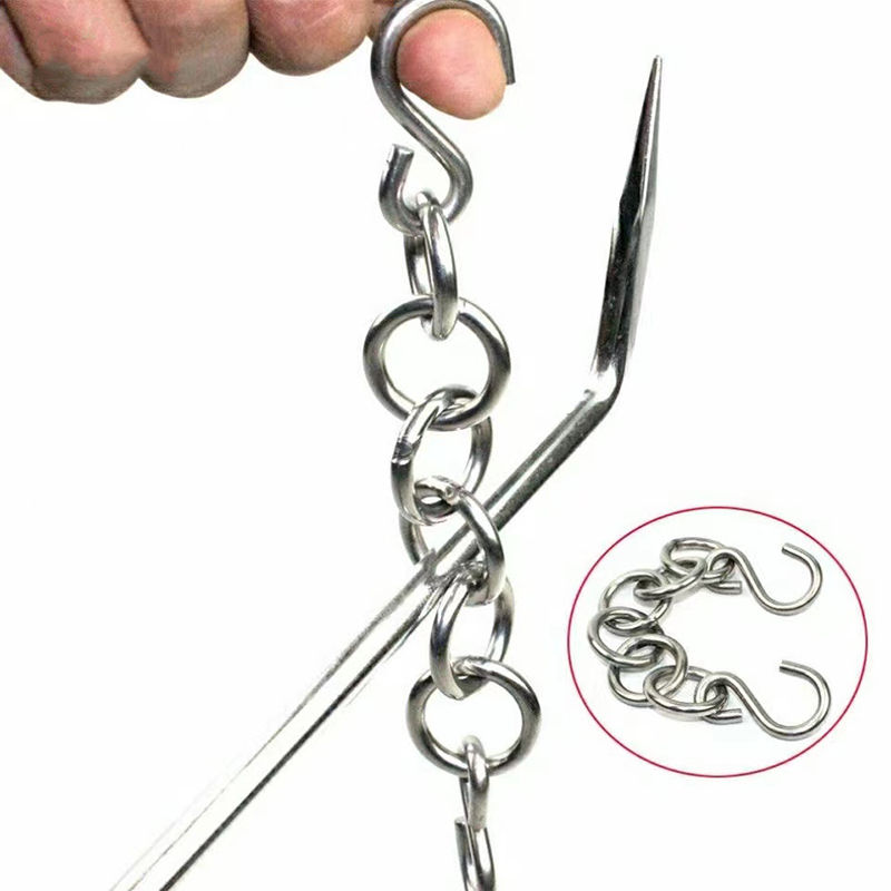 Thumbnail: Car Dent Removal Hook Chain Durable Dent Repair Tool Auto Body Hail Damage Remov