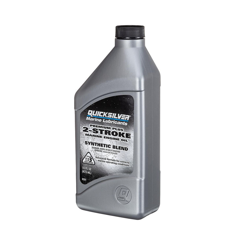 Thumbnail: Quicksilver 8M0116447 Advanced Premium Plus TC-W3 2-Cycle Outboard Oil - Sy..
