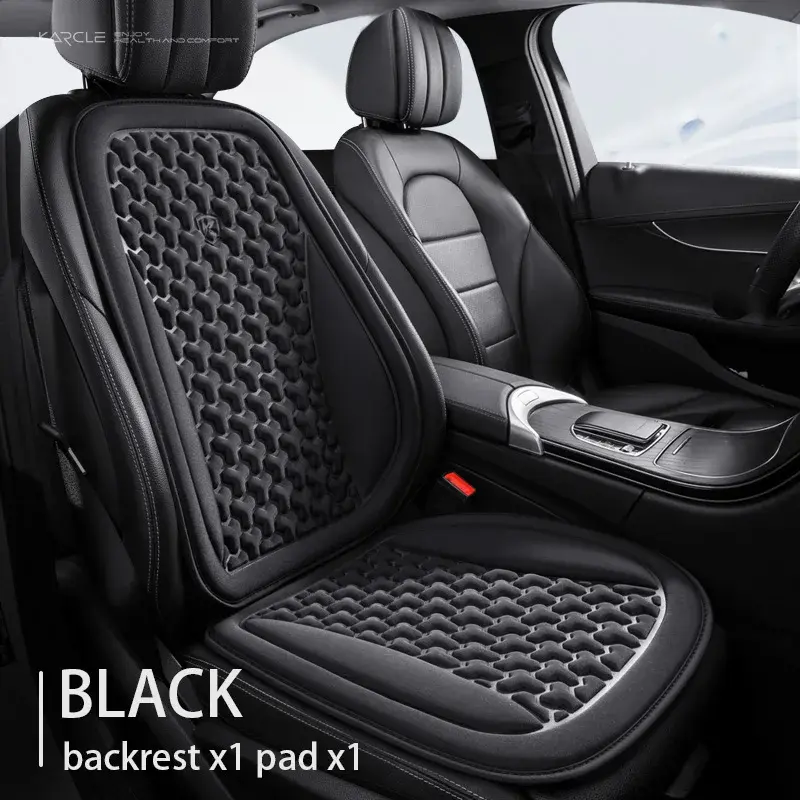 Thumbnail: Car Seat Cover Summer 3D Breathable Ice Silk Car Seat Cushion Convex Design Auto