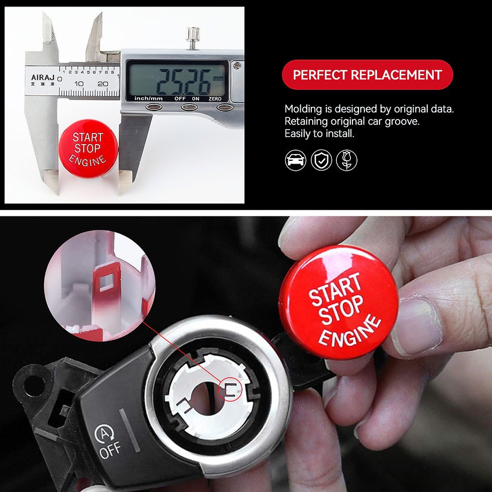 Thumbnail: Car Engine START STOP Switch Button Replace Cover + Tools For BMW F20 F21 F22 F2