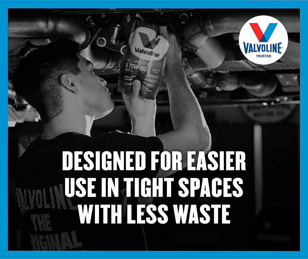Thumbnail: Valvoline Flex Fill 75W-140 Full Synthetic Gear Oil 1 QT Squeeze Pouch