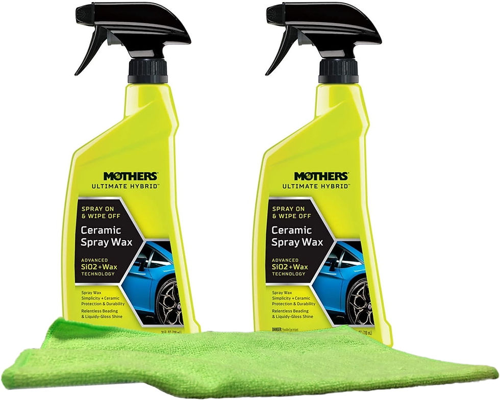 Mothers Ultimate Hybrid Ceramic Spray Wax (24 oz.) Bundled with a Microfibe..