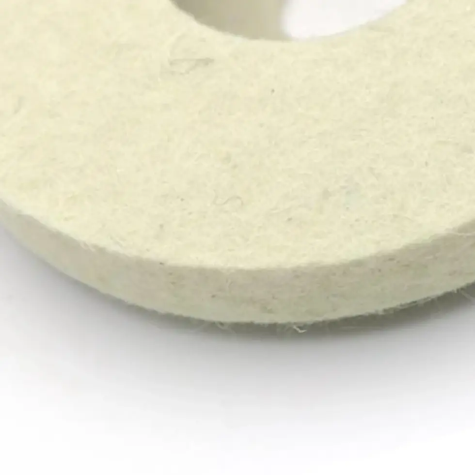 Thumbnail: 4inch 12mm Wool Felt Polishing Angle Grinder Wheel Buffing Polishing Disc For Ro