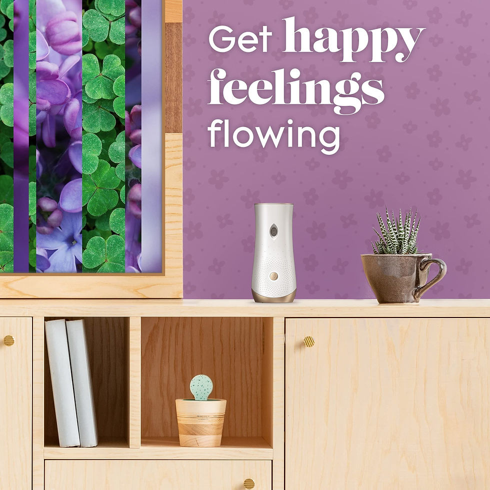 Thumbnail: Glade Automatic Spray Refill, Air Freshener for Home and Bathroom, Happy-Go..