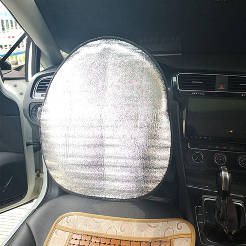 Car Steering Wheel Cover Car Steering Wheel Sun Shade Double Thick Sun Protectio