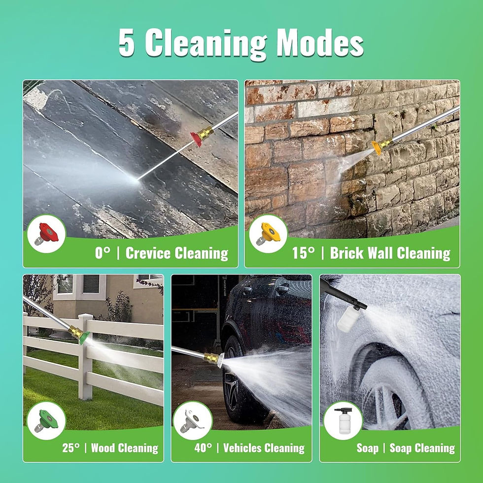 Thumbnail: QIOMALA Electric Pressure Washer 4800 PSI 3.0 GPM Foam Cannon