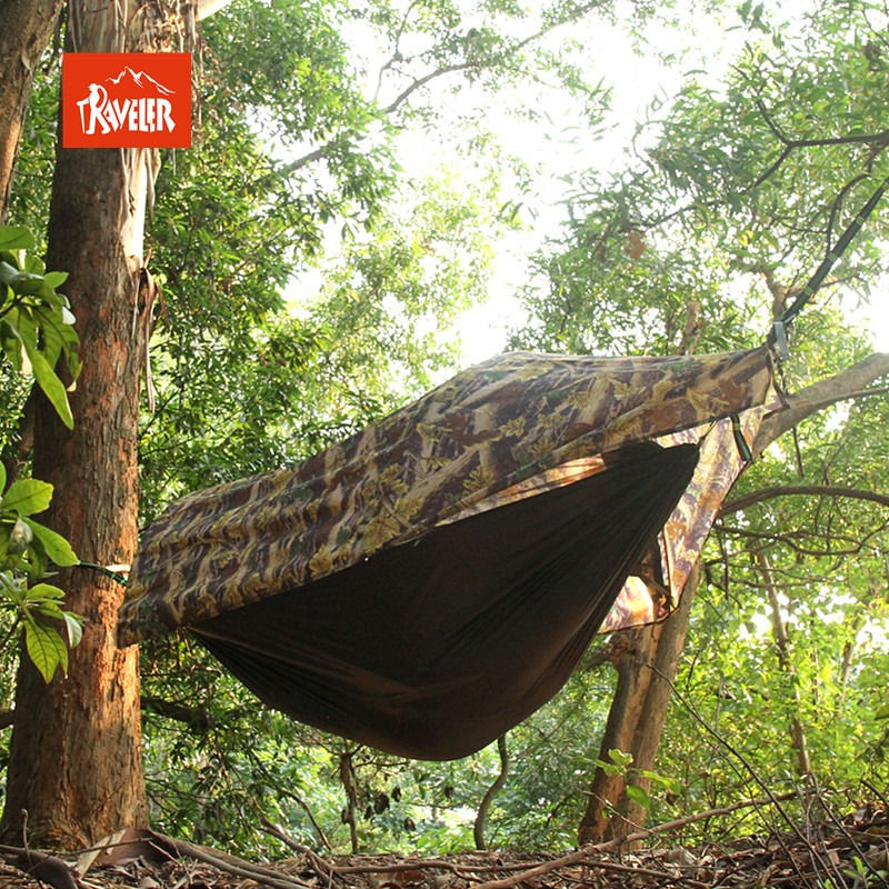 Travel Mosquito Net Hammock, Waterproof, Outdoor Camping, Hiking, Integrated Ten