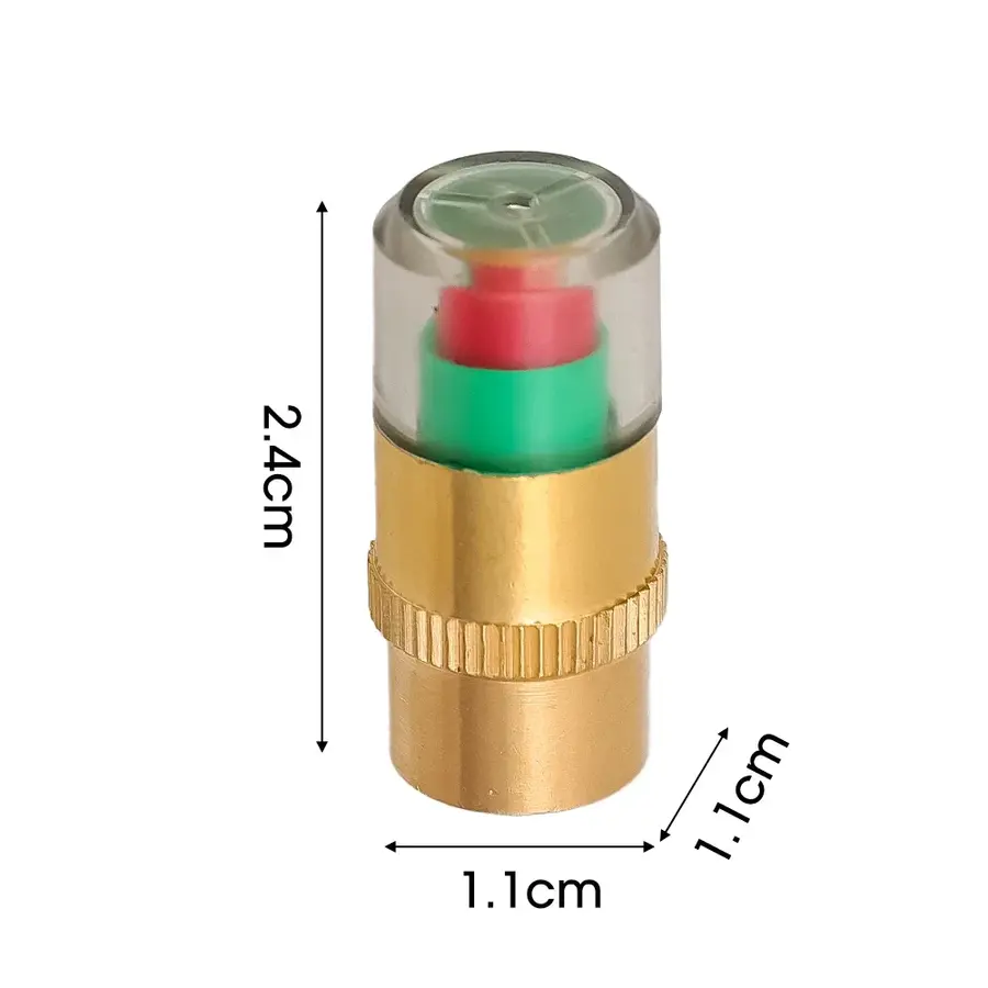 Thumbnail: Car Tyre Pressure Indicator Valve Gauge Indicator Alarm Monitoring Bonnet Sensor