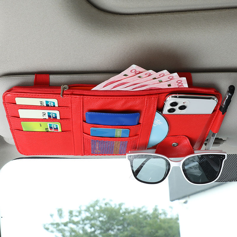 Car Sun Visor Organizer – Sunglasses Holder & Interior Accessory for Trucks