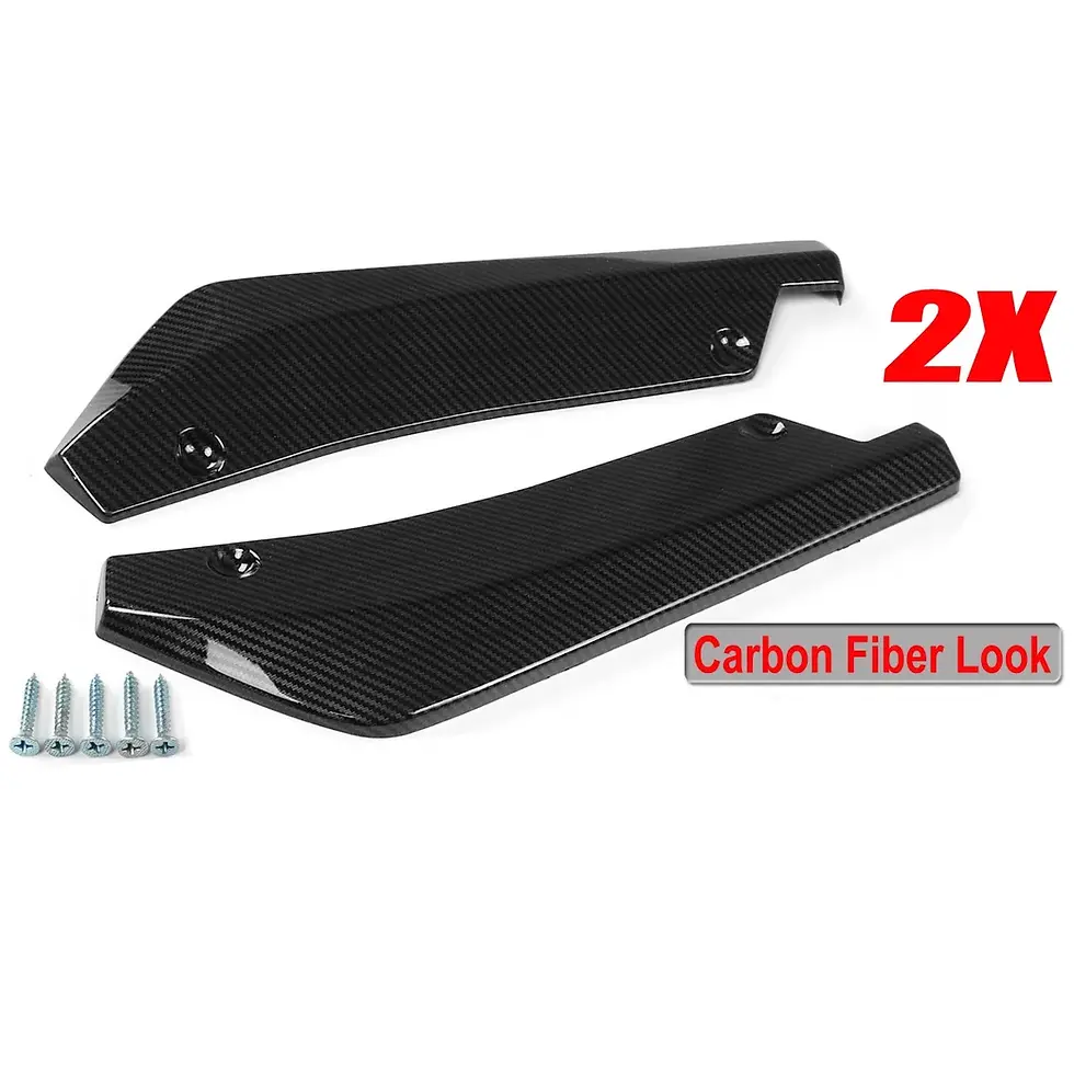 Thumbnail: 2Pcs For BMW X5 X7 E46 E91 E90 E93 E81 E82 E87 E60 E65 Rear Bumper Lip Wrap Angl