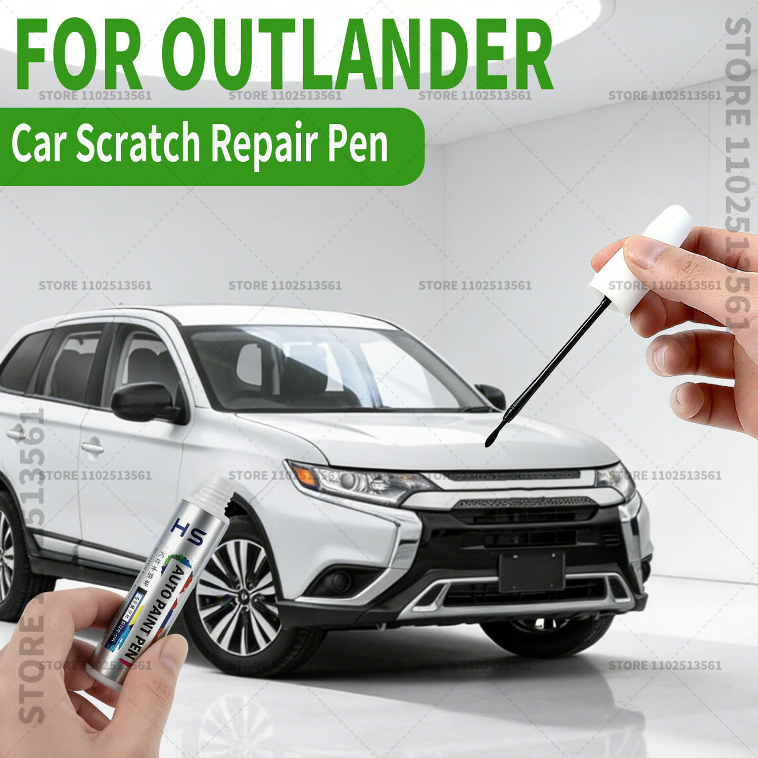 Car Paint Repair Pen For Mitsubishi Outlander Paint Scratch Repair Accessories W