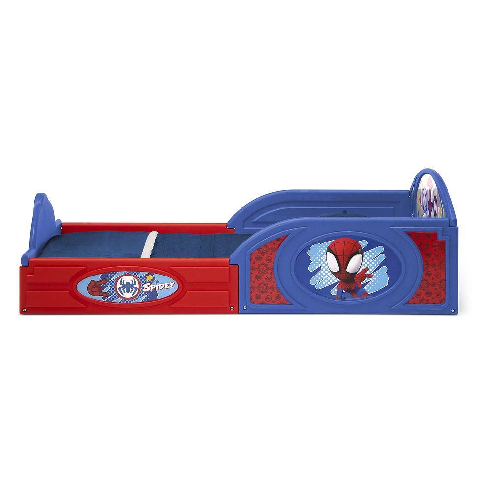 Thumbnail: Marvel Spidey and His Amazing Friends Sleep and Play Toddler Bed with Built..