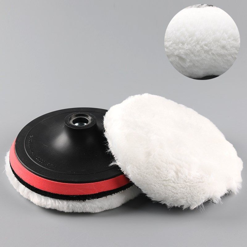 Thumbnail: 1/5Pcs Car Wool Polish Pads Disc Car Waxing Polishing Buffing Cars Paint Care Po