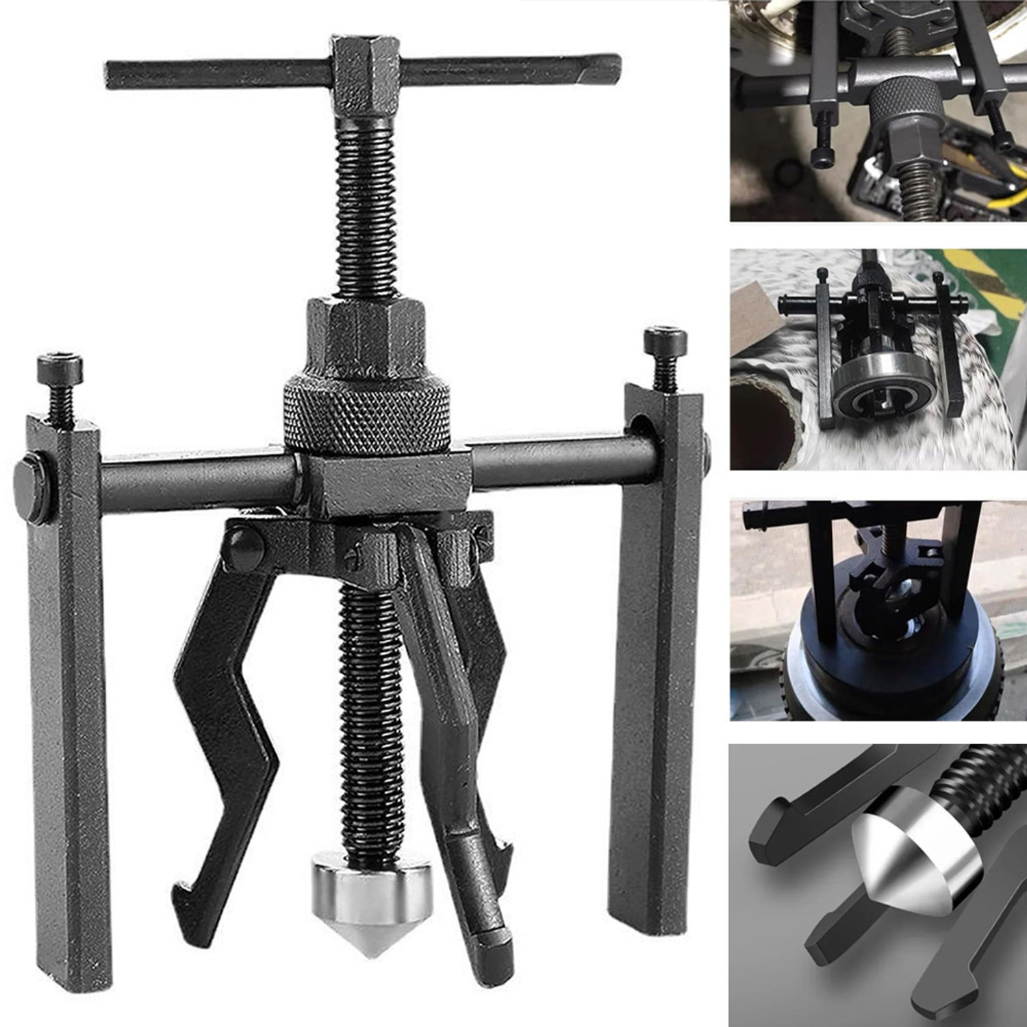 Car Bearing Puller Disassembly 3 Jaws Puller Car Repair Disassembly Tool Labor-s