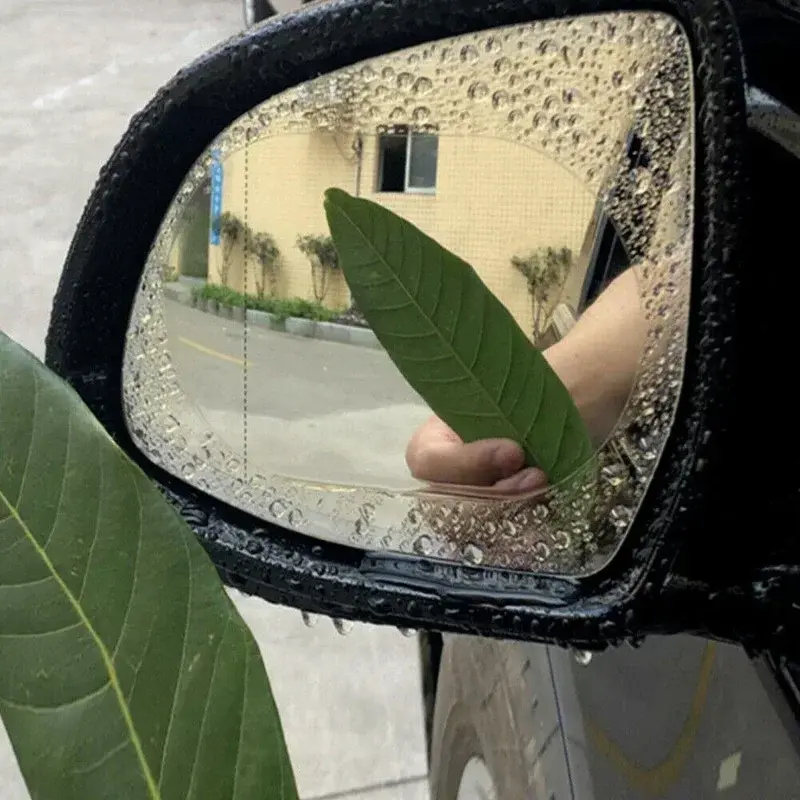 Thumbnail: 2PCS Car Sticker Rainproof Film For Car Rearview Mirror Car Rearview Mirror Rain