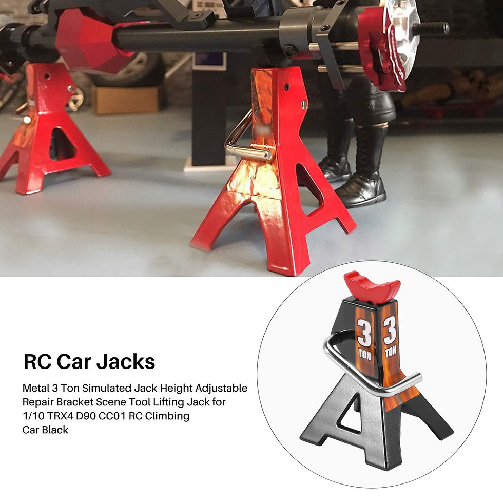 Thumbnail: 2PCS Metal 3 Ton Simulated Jack Black